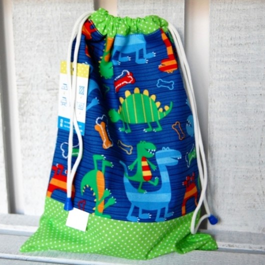Woreczek przedszkolaka-Dinusie craftKASIA