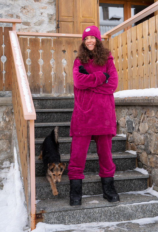 bluza z kapturem damska Dres damski ciepły