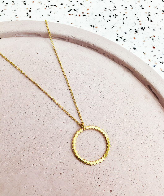 złote naszyjniki Trawa morska- wisior- vintage