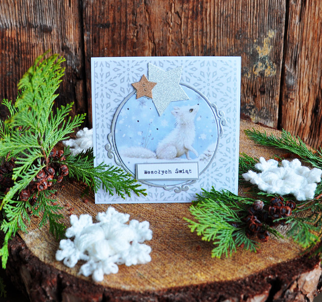 kartki świąteczne Kartka świąteczna "Zimowy las"