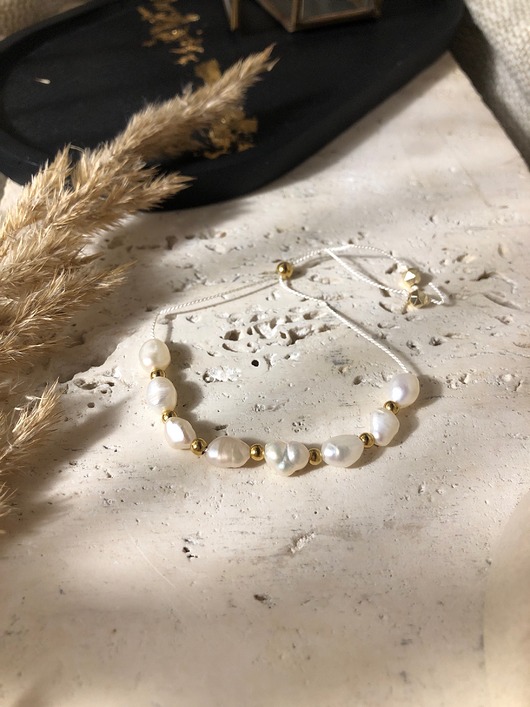 bransoletki z kamieni naturalnych Bransoletka perły