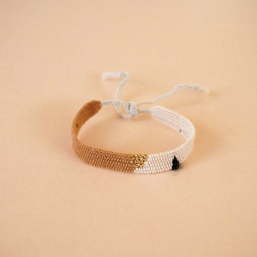 bransoletki na sznurku Wąska bransoletka handmade na sznureczku