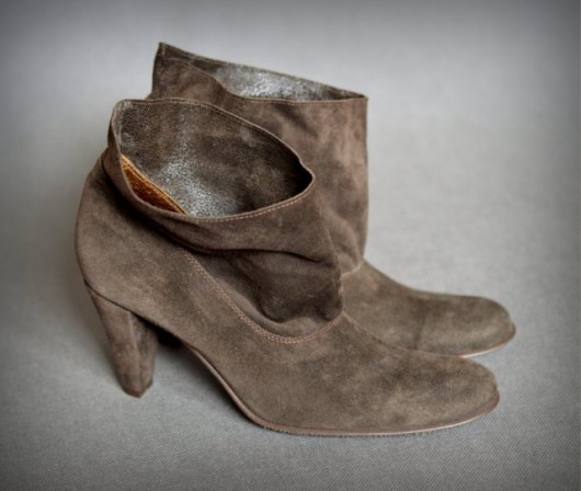 Zamszowe Botki ivy style