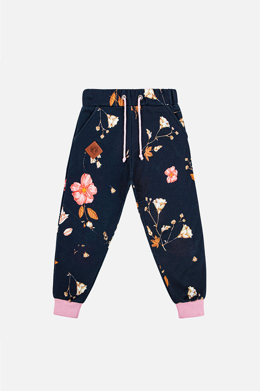 spodnie dla dziewczynki Spodnie FLOWERS KIDS