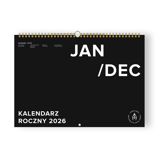 kalendarze i plannery Kalendarz 2026 ADHD-friendly