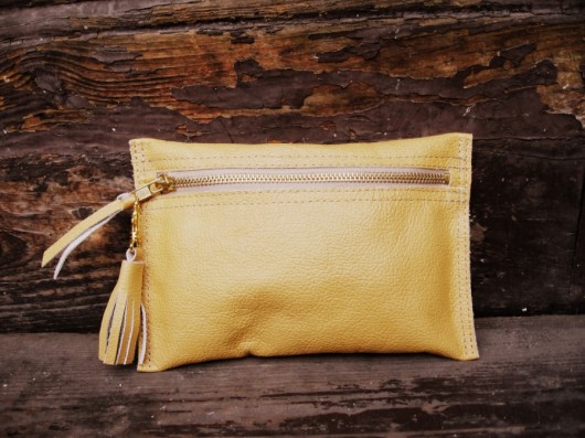 Leather Pouch - skórzana kopertówka/ brelok sabi tatka