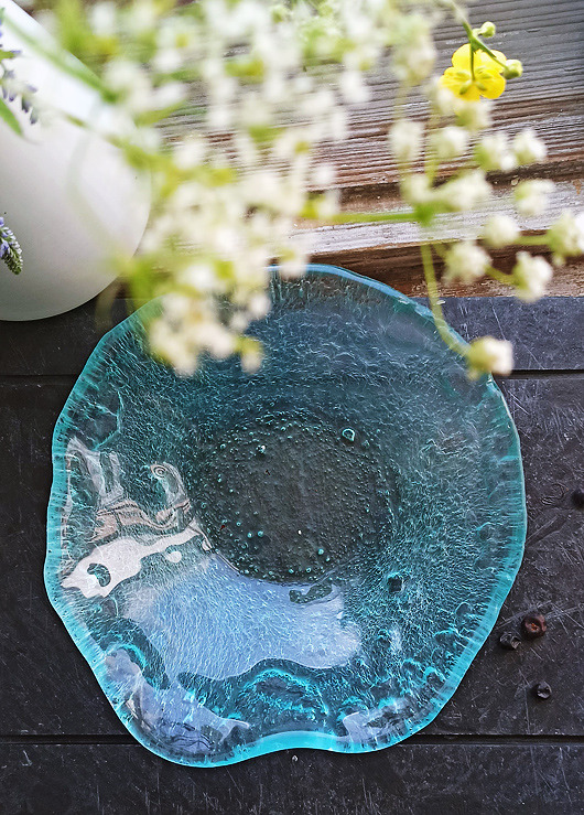 miski i misy Szklana miseczka