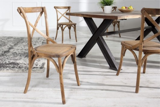 Krzesło vintage Prowansja brąz 88cm (Z35773) Home Design
