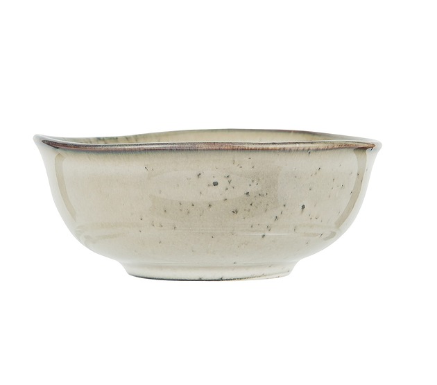 miski i misy Miseczka ceramiczna 9x4cm beżowa