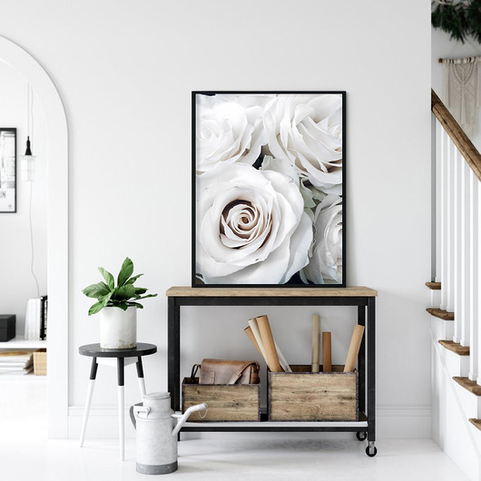 Plakat WHITE ROSES muybien