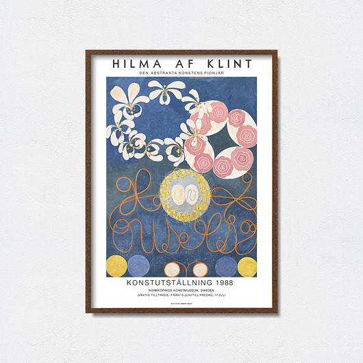 Hilma Af Klint plakat do wystawy Pas De LArt
