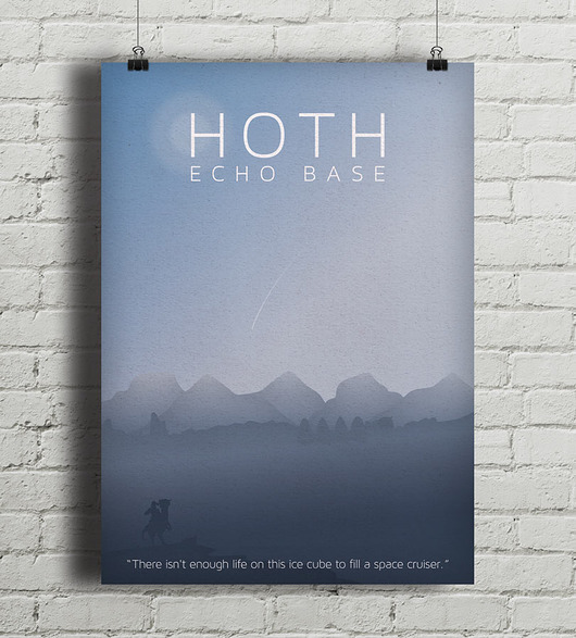 plakaty Plakat Star Wars - Hoth