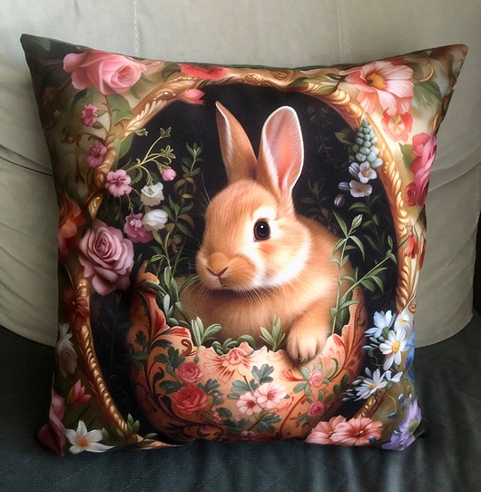 poduszki z grafiką Poduszka ozdobna wielkanocna