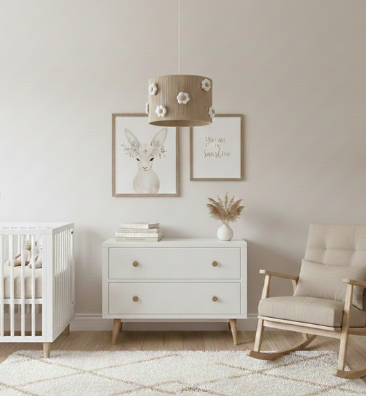 lampy do pokoju dziecka Lampa wisząca w stokrotki