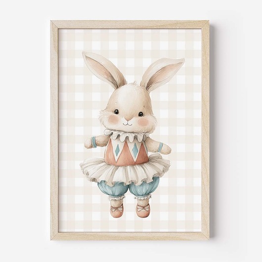 obrazy i plakaty do pokoju dziecięcego Plakat Na Ścianę Dla Dzieci Bajkowy Cyrk nr. 8