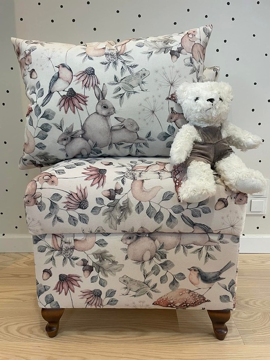 pufa dla dziecka Pufa do pokoju dziecięcego Newbie