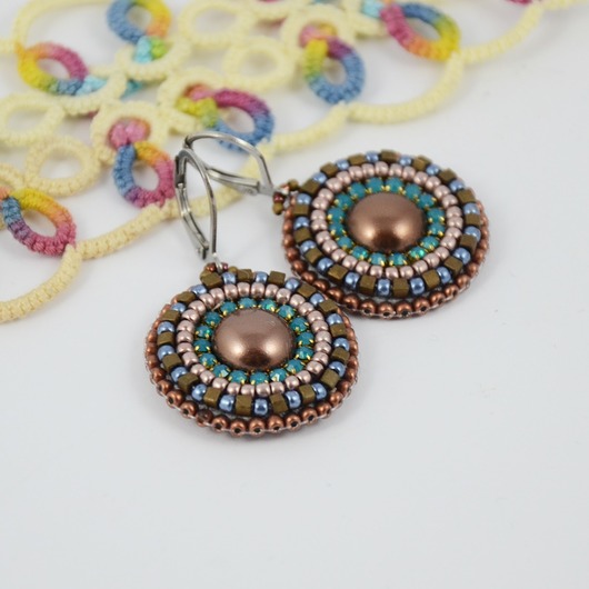 kolczyki swarovski Kolczyki Swarovski Tytania gold