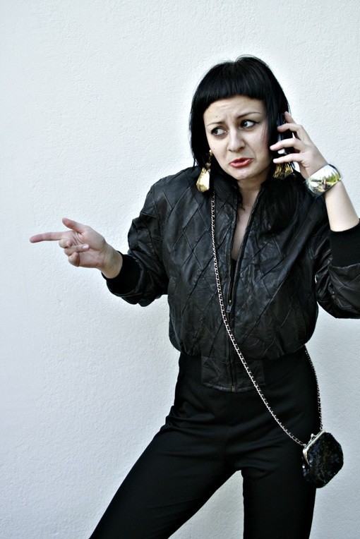 Czarna kurtka Mademoiselle Patrini
