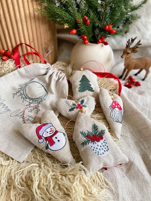 ozdoby choinkowe Świąteczne ozdoby pachnące - III