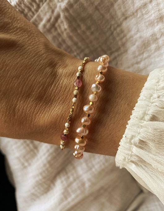 bransoletki z kamieni naturalnych Szczęście  - zestaw bransoletek