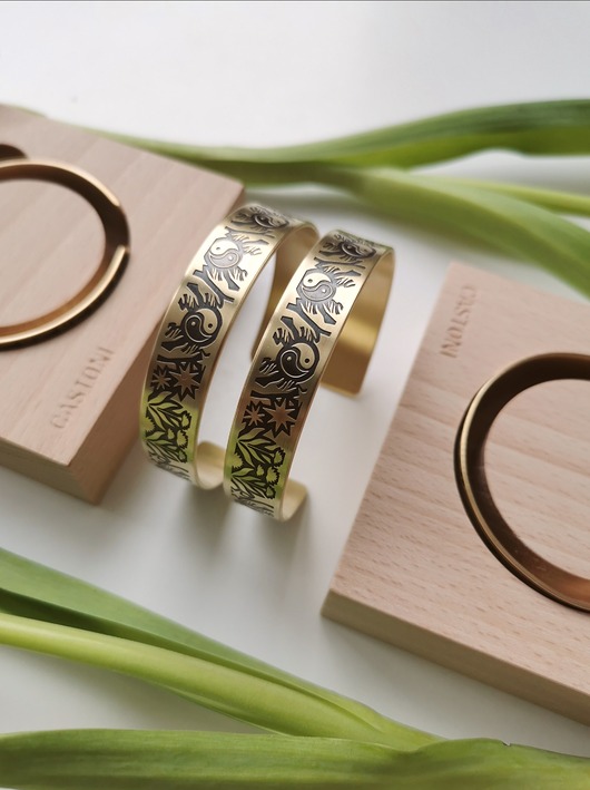 bransoletki złote Bransoletka YIN YANG