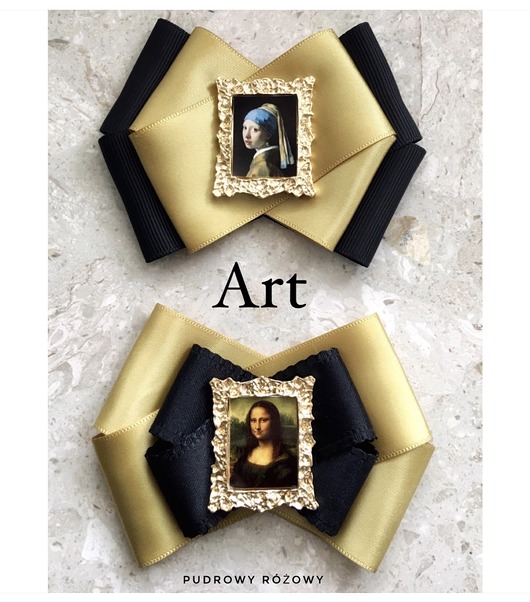 broszki Brosza  ART z obrazem Mona LisaNEW 1szt