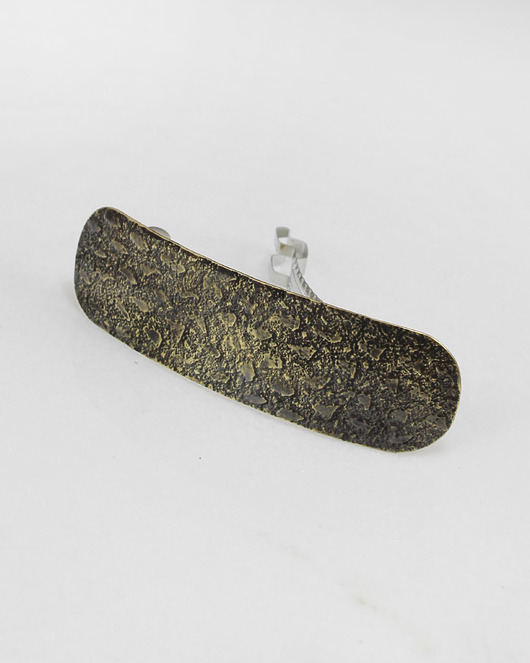 spinki i klamry do włosów Ziarna - mosiężna klamra do włosów - ooak