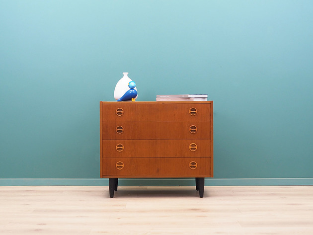 komody i szafki Komoda tekowa, duński design, lata 70, produkcja: Dania