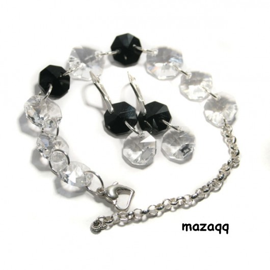 kryształ Swarovski komplet mazaqq