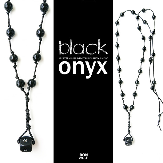 pagan rosary . naszyjnik różaniec IRON WOLF
