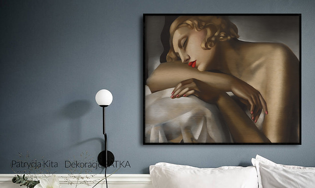 obrazy Śpiąca Kobieta - Tamara Łempicka