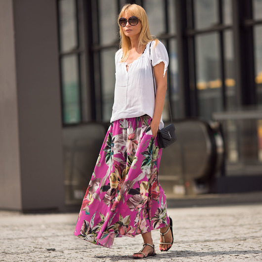 Spódnica maxi FlowersOn Fuchsia Candy Floss clothes