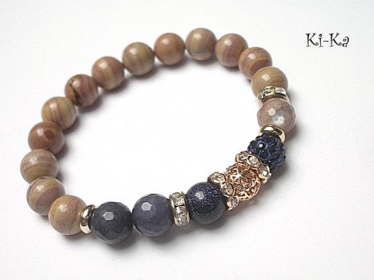 KOLEKCJA RICH - Cappuccino and navy blue vol. 2  KiKa pracownia