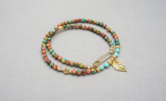 chokery Jaspis cesarski choker - Szlachetna kolekcja /10.09.25/