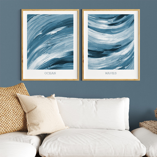 plakaty Dwa plakaty - Ocean Waves