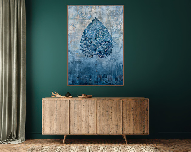 plakaty Abstrakcyjne liście - Plakat, druk - Chiński Orient, Harmonia Zen #83