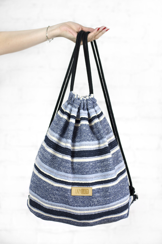 Worek Blue Stripes Lazy Lady
