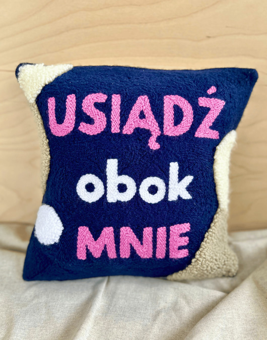 poduszki supły Poduszka Usiądź Obok Mnie