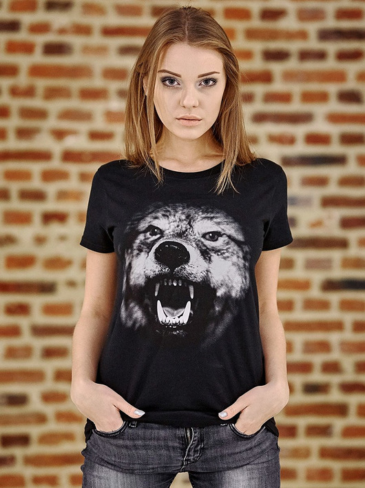 t-shirt damskie T-shirt damski UNDERWORLD Wolf