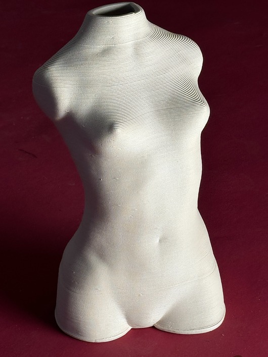 wazony Wazon Tors Kobiecy - Ceramiczny kolor naturalny beżowy