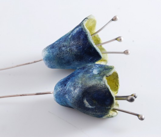 Campanula sibirica - kolczyki Dorota Oyrzanowska