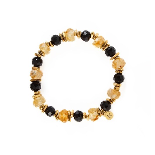 bransoletki z kamieni naturalnych Bransoletka o wyjątkowym szlifie Cytrynu