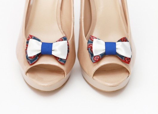 Royal Bow - Cream - klipsy do butów HowDoILook