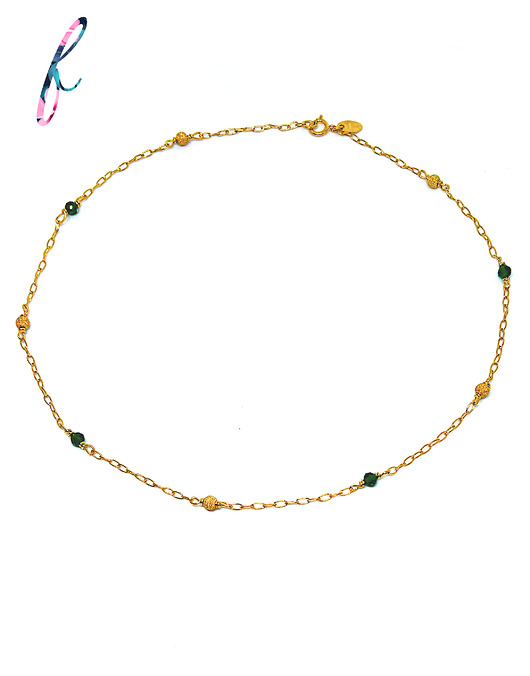 chokery Choker fourthin Emerald