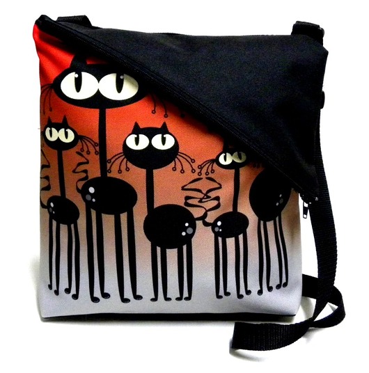 Torba listonoszka z autorskim motywem Gaul Designs