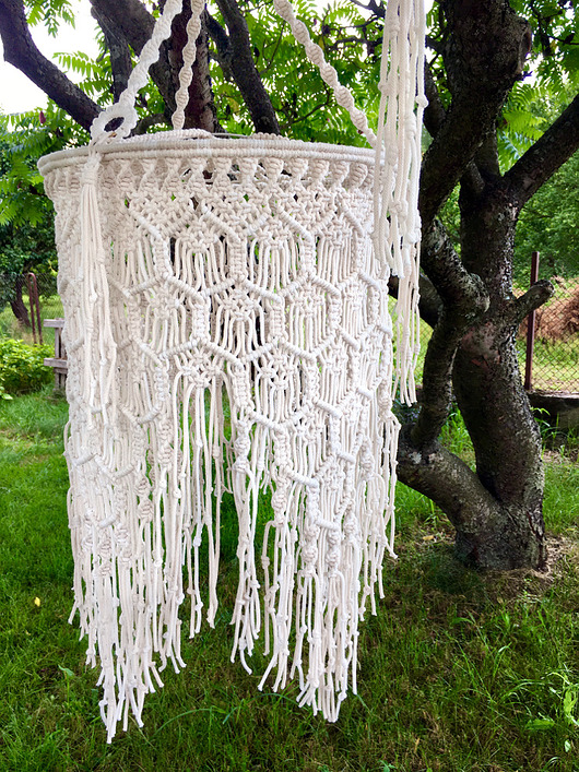 dekoracje świetlne Lampion makrama "Honey"