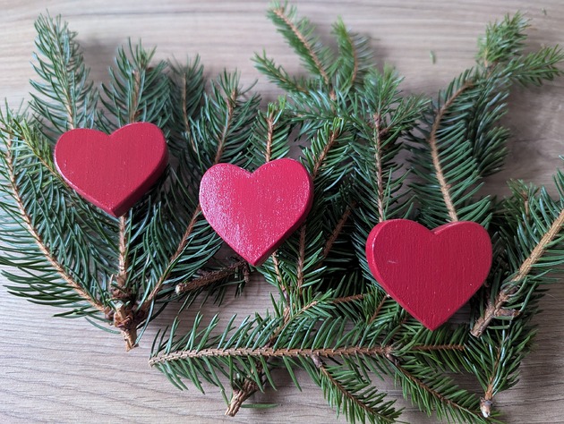 magnesy Magnesy serduszka 3 szt