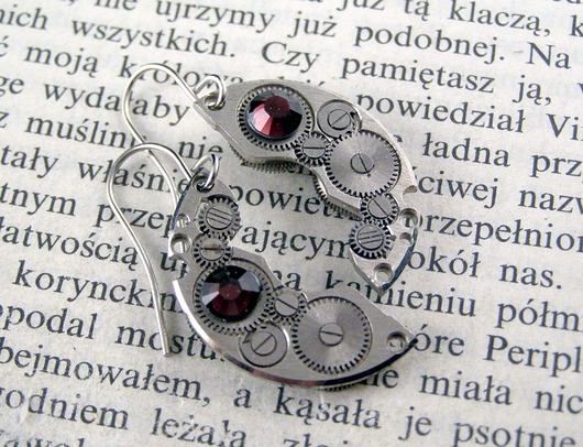 Mechaniczne kolczyki 283 Zegarynki