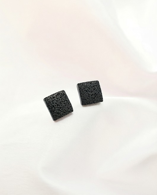 kolczyki z masy plastycznej Kolczyki Raw Elegance 10 mm