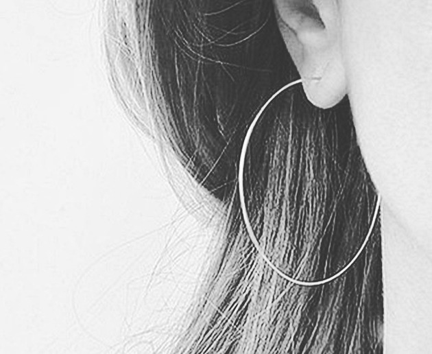 kolczyki srebrne Kolczyki srebrne Duże koła